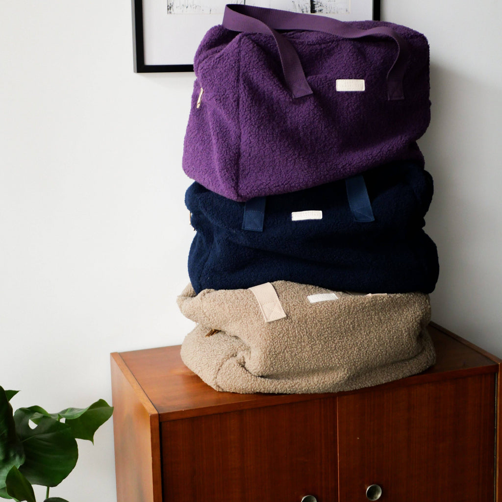 Sac week-end sherpa taupe