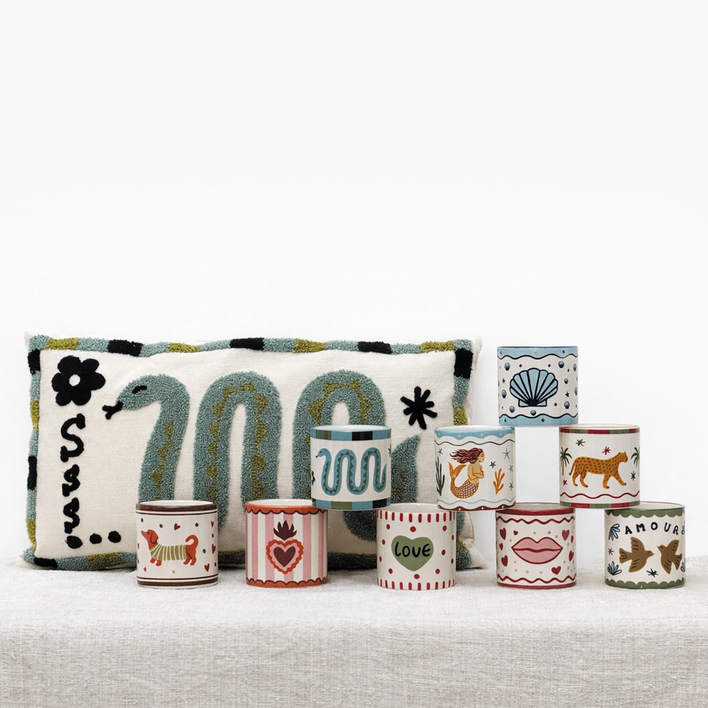 Bougie muse amour oiseaux ambre