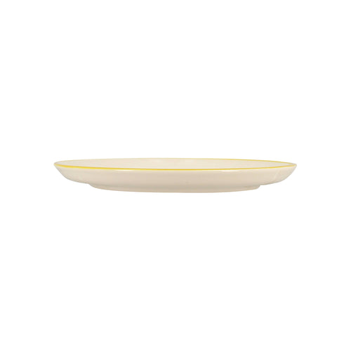 Assiette à dessert 20cm en grès CITRON