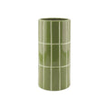 Vase carrelage kaki