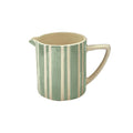 Carafe, pichet rayure couleur matcha (petit modèle)