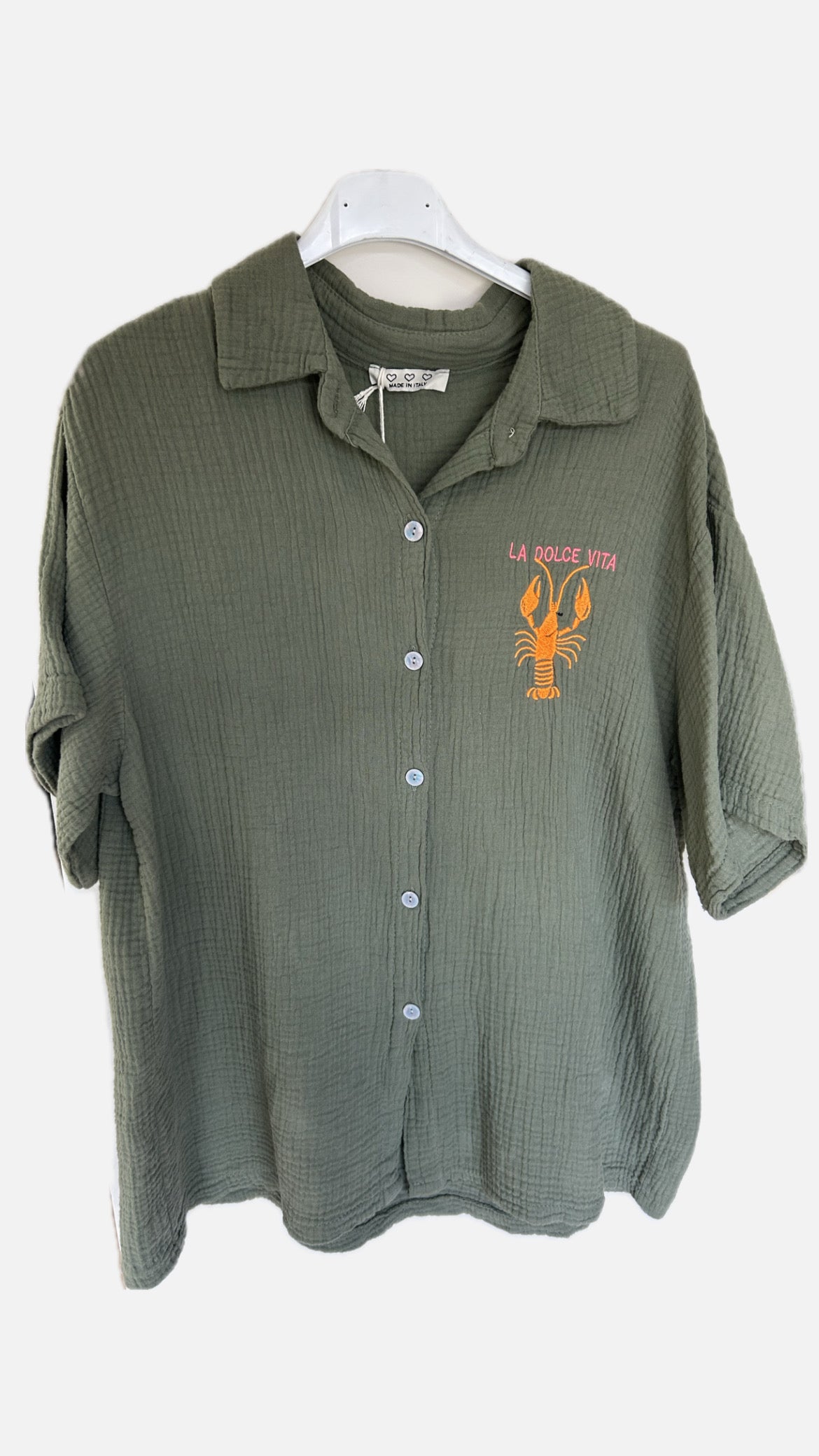Chemise manches courtes HOMARD