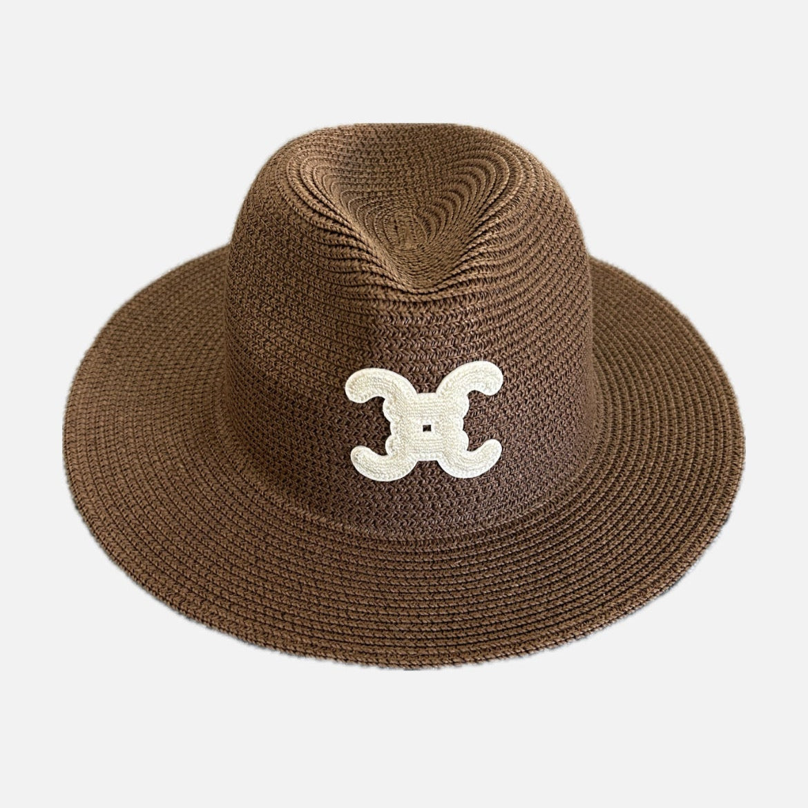 Chapeau paille marron