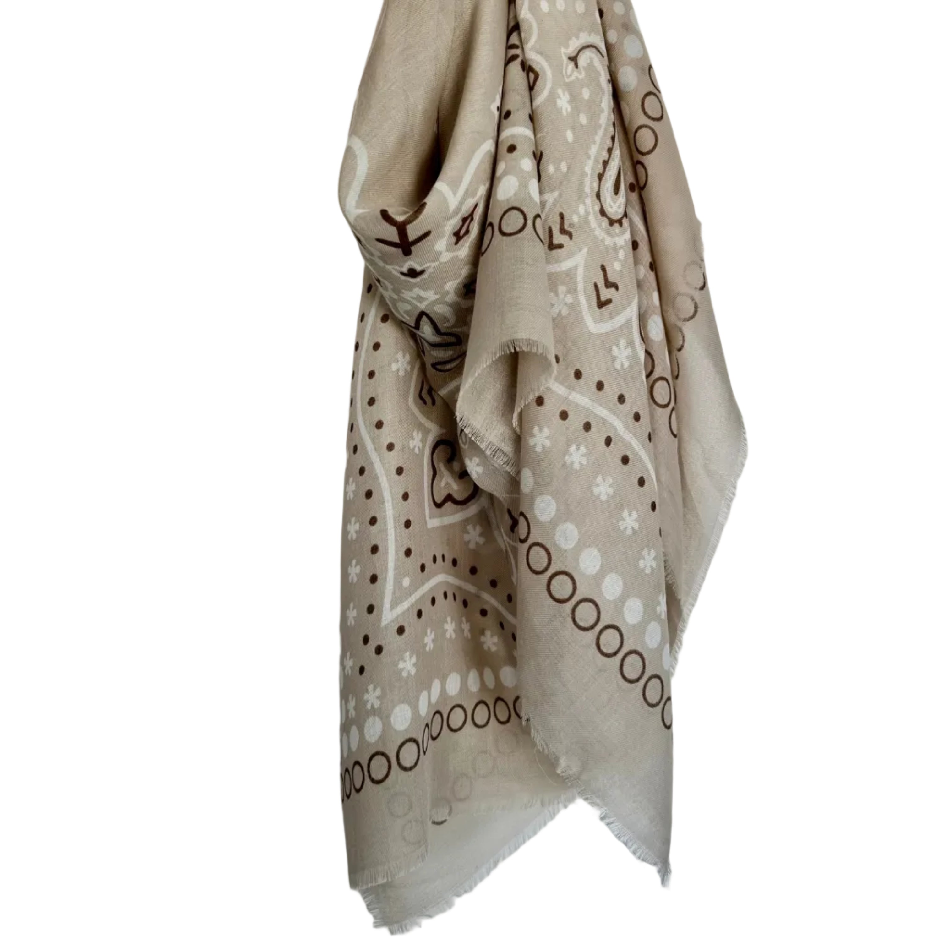 Foulard léger imprimé cachemire