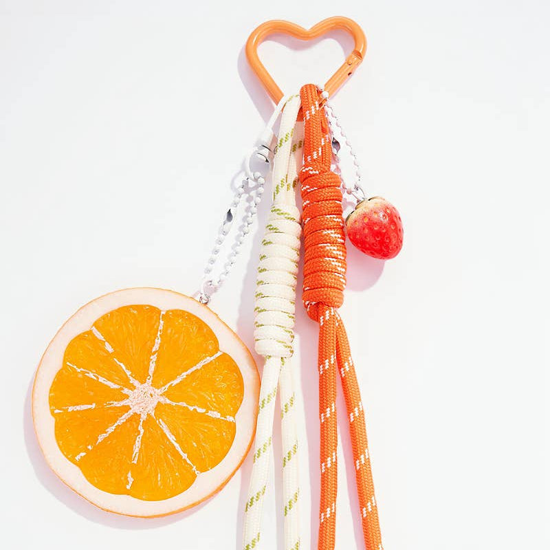 Grigri de sac et porte-clé Fruits